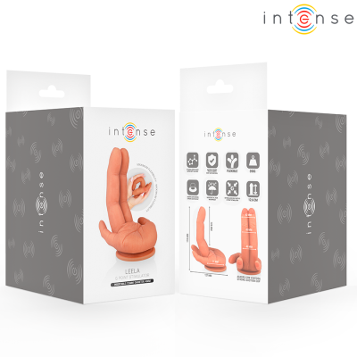 INTENSE - ESTIMULADOR DE PONTO G LEELA MÃO FLEXÍVEL 12,6 CM - D-244710 - Dona Pimenta