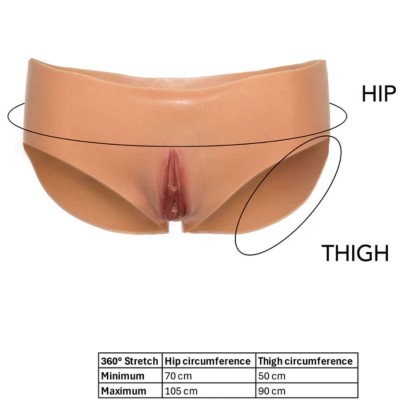 HIDDEN DESIRE - ALTER EGO VAGINA ABERTA CURTA CINTURA BAIXA CARNE - D-241490 - Dona Pimenta