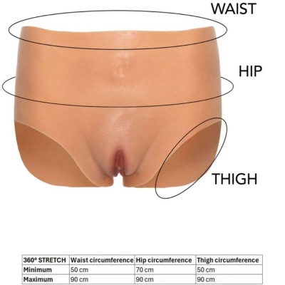 HIDDEN DESIRE - ALTER EGO VAGINA ABERTA CURTA CINTURA ALTA CARNE - D-241491 - Dona Pimenta