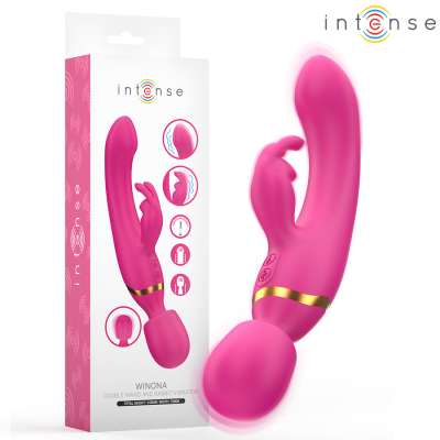 INTENSE - VIBRADOR DUPLO WINONA COELHO E VARINHA - D-244715 - Dona Pimenta