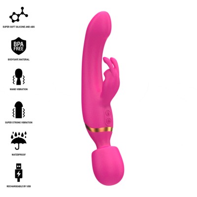 INTENSE - VIBRADOR DUPLO WINONA COELHO E VARINHA - D-244715 - Dona Pimenta
