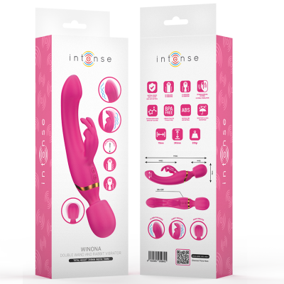 INTENSE - VIBRADOR DUPLO WINONA COELHO E VARINHA - D-244715 - Dona Pimenta