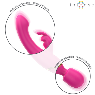 INTENSE - VIBRADOR DUPLO WINONA COELHO E VARINHA - D-244715 - Dona Pimenta
