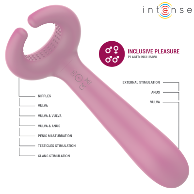 INTENSE - VIBRADOR DE CASAL INCLUSIVO ROWAN - D-244717 - Dona Pimenta