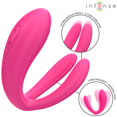 INTENSE - JULIA VIBRADOR DUPLO COM CONTROLE REMOTO - D-244818 - Dona Pimenta