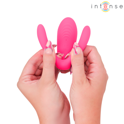 INTENSE - JULIA VIBRADOR DUPLO COM CONTROLE REMOTO - D-244818 - Dona Pimenta