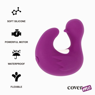 COVERME VIBRATOR DUCKYMANIA PURPLE - D-213100 - Dona Pimenta