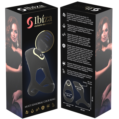 IBIZA - ANEL PENIANO MULTISSENSORIAL - D-244815 - Dona Pimenta