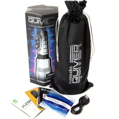 FLESHLIGHT - QUIVER MASTURBADOR VAGINAL VIBRATÓRIO RECARREGÁVEL - D-245090 - Dona Pimenta