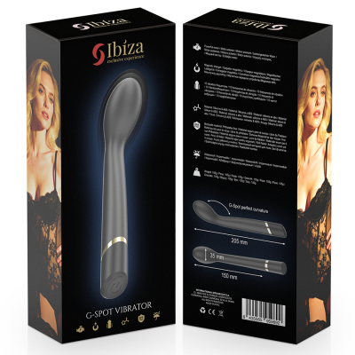 IBIZA - VIBRADOR DE PONTO G 10 VIBRAÇÕES RECARREGÁVEL - D-244981 - Dona Pimenta