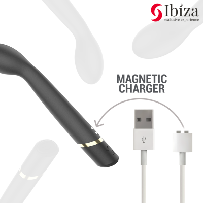 IBIZA - VIBRADOR DE PONTO G 10 VIBRAÇÕES RECARREGÁVEL - D-244981 - Dona Pimenta