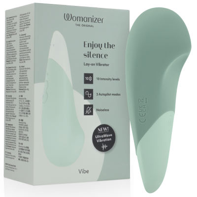 WOMANIZER - VIBE LAY-ON VIBRADOR SILENCIOSO SÁBIO - D-245106 - Dona Pimenta