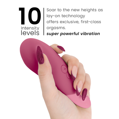 WOMANIZER - VIBE VIBE VIBRADOR SILENCIOSO DE USO INTERNO ROSA ESCURO - D-245107 - Dona Pimenta