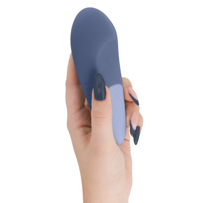 WOMANIZER - VIBE VIBRADOR SILENCIOSO DE USO À DIRETA AZUL ESCURO - D-245108 - Dona Pimenta