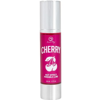 SECRETPLAY - LUBRIFICANTE AQUECEDOR DE CEREJA 50 ML - D-245088 - Dona Pimenta