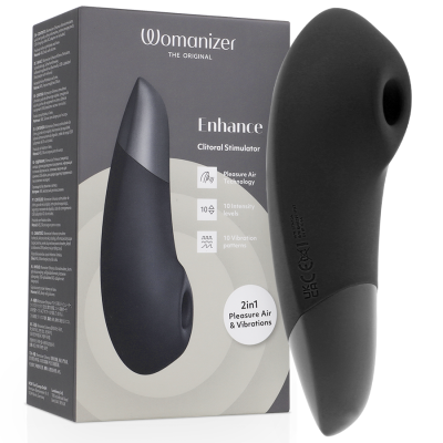 WOMANIZER - ESTIMULADOR CLITORIAL INTENSO PRETO - D-245095 - Dona Pimenta