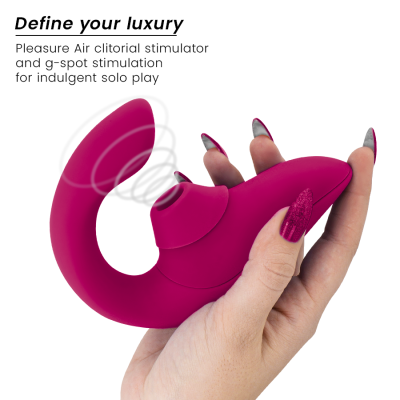 WOMANIZER - VIBRADOR ESTIMULADOR BLEND RABBIT ROSA VIBRANTE - D-245101 - Dona Pimenta