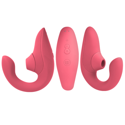 WOMANIZER - VIBRADOR ESTIMULADOR BLEND RABBIT ROSA VIBRANTE - D-245102 - Dona Pimenta
