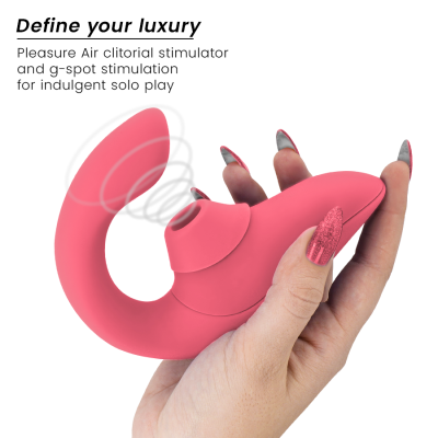 WOMANIZER - VIBRADOR ESTIMULADOR BLEND RABBIT ROSA VIBRANTE - D-245102 - Dona Pimenta