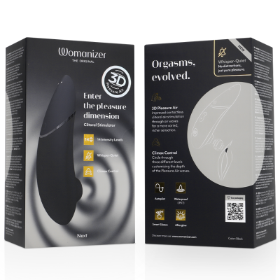 WOMANIZER - PRÓXIMO ESTIMULADOR CLITORIAL PRETO - D-245103 - Dona Pimenta