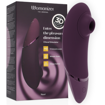 WOMANIZER - PRÓXIMO ESTIMULADOR CLITORIAL ROXO ESCURO - D-245104 - Dona Pimenta