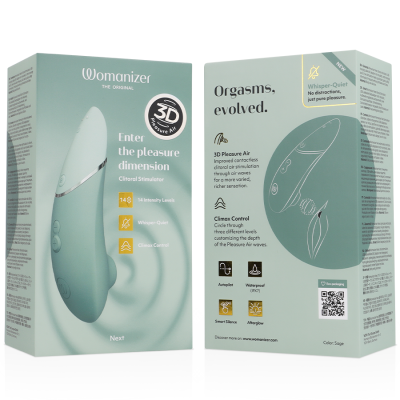 WOMANIZER - PRÓXIMO ESTIMULADOR CLITORIAL SAGE - D-245105 - Dona Pimenta