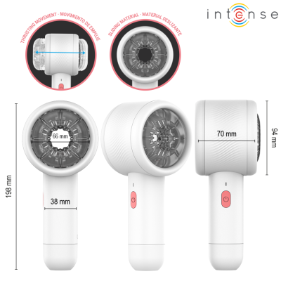 INTENSE - GRIFFIN MASTURBATOR COM EMPUXO AVANÇADO - D-245125 - Dona Pimenta