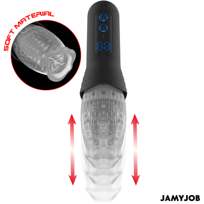 JAMYJOB - SPINJOB 2.0 MASTURBADOR COM EMPURRAÇÃO E ROTAÇÃO - D-245126 - Dona Pimenta