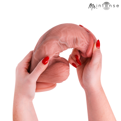 MR INTENSE - SPENCER PÊNIS GRANDE ULTRARREALISTA COM TESTÍCULOS 25,5 CM - D-245075 - Dona Pimenta