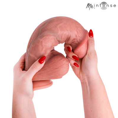 MR INTENSE - SPENCER PÊNIS EXTRAGRANDE ULTRARREALISTA COM TESTÍCULOS 28 CM - D-245076 - Dona Pimenta