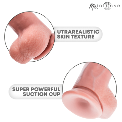 MR INTENSE - NEESON PÊNIS ULTRA-REALISTA COM TESTÍCULOS 27 CM - Ø 5,6 CM - D-245081 - Dona Pimenta
