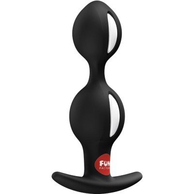 FUN FACTORY - B-BALLS DUO PLUG ANAL PRETO - D-244175 - Dona Pimenta