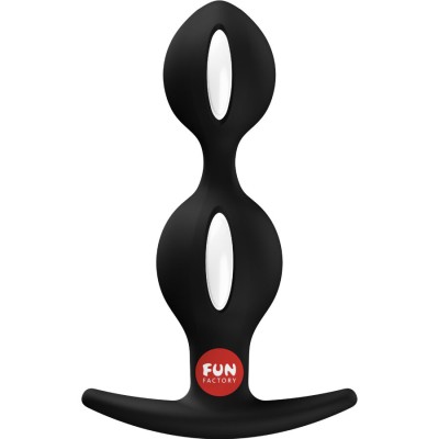 FUN FACTORY - B-BALLS DUO PLUG ANAL PRETO - D-244175 - Dona Pimenta