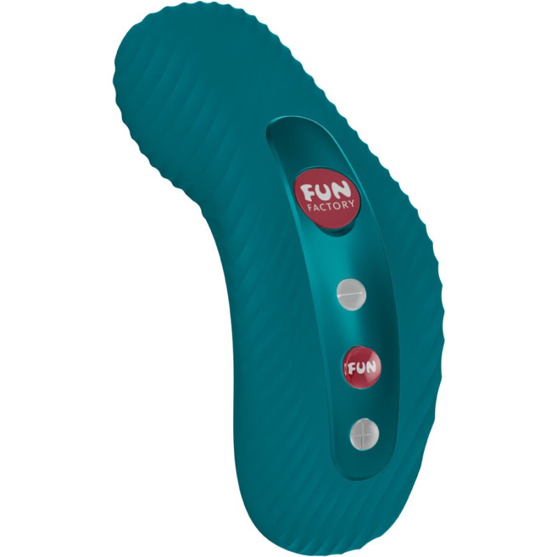 FUN FACTORY - VIBRADOR LAYA III LAY-ON VERDE GARRAFA - D-244211 - Dona Pimenta