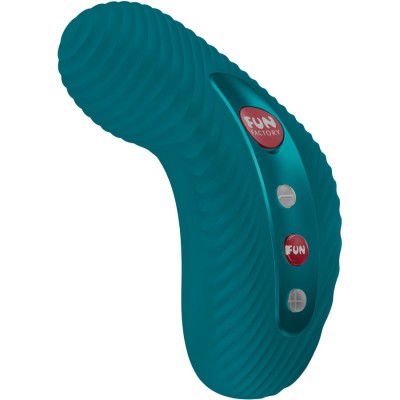 FUN FACTORY - VIBRADOR LAYA III LAY-ON VERDE GARRAFA - D-244211 - Dona Pimenta