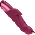 FUN FACTORY - VIBRADOR DARLING DEVIL RABBIT VERMELHO VINHO - D-244259 - Dona Pimenta