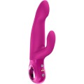 FÁBRICA DE DIVERSÃO - PULSADORES BI-STRÔNICOS IMMERSE RABBIT DE EMPURRÃO MAGENTA - D-244298 - Dona Pimenta