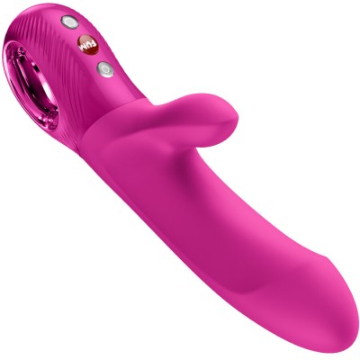 FÁBRICA DE DIVERSÃO - BI STRONIC EMBRACE PULSATORES DE RABO DE EMPURRAR MAGENTA - D-244302 - Dona Pimenta