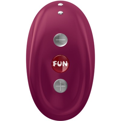 FUN FACTORY - VIBRADOR MEA AIR PULSE VERMELHO VINHO - D-244235 - Dona Pimenta
