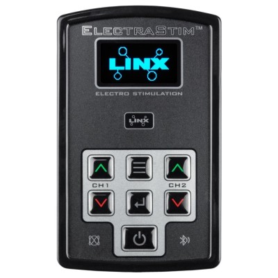 ELECTRASTIM - LINX ESTIMULADOR ELÉTRICO DE CANAL DUPLO COM APLICATIVO E CONTROLE REMOTO - D-245140 - Dona Pimenta
