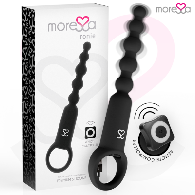 MORESSA RONIE CONTROLE REMOTO ANAL PRAZER PRETO - D-221132 - Dona Pimenta