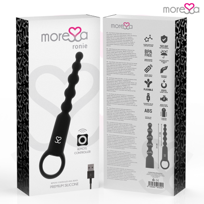 MORESSA RONIE CONTROLE REMOTO ANAL PRAZER PRETO - D-221132 - Dona Pimenta