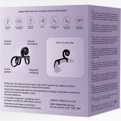 SNAIL VIBE - ANEL DE CASAL JOVI ARC COM CONTROLE REMOTO PRETO - D-244957 - Dona Pimenta