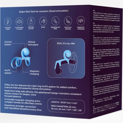 SNAIL VIBE - ANEL DE CASAL JOVI ARC COM CONTROLE REMOTO PRETO - D-244957 - Dona Pimenta