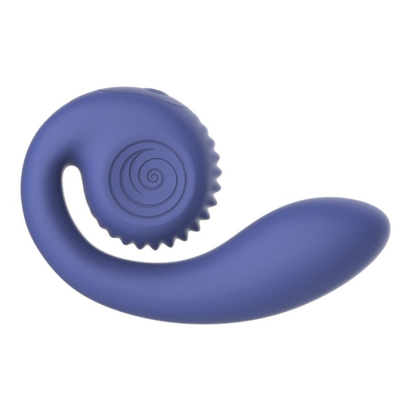 SNAIL VIBE - GIZI LITE VIBRADOR DUPLO ROXO PARA PONTO G E CLITOR - D-245139 - Dona Pimenta