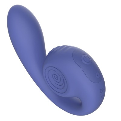 SNAIL VIBE - GIZI LITE VIBRADOR DUPLO ROXO PARA PONTO G E CLITOR - D-245139 - Dona Pimenta