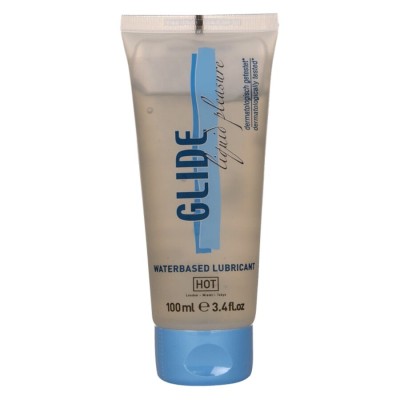 HOT - GLIDE LIQUID PLEASURE LUBRIFICANTE À BASE DE ÁGUA 100 ML - D-245253 - Dona Pimenta