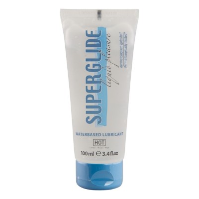 HOT - SUPERGLIDE LUBRIFICANTE À BASE DE ÁGUA 100 ML - D-245255 - Dona Pimenta