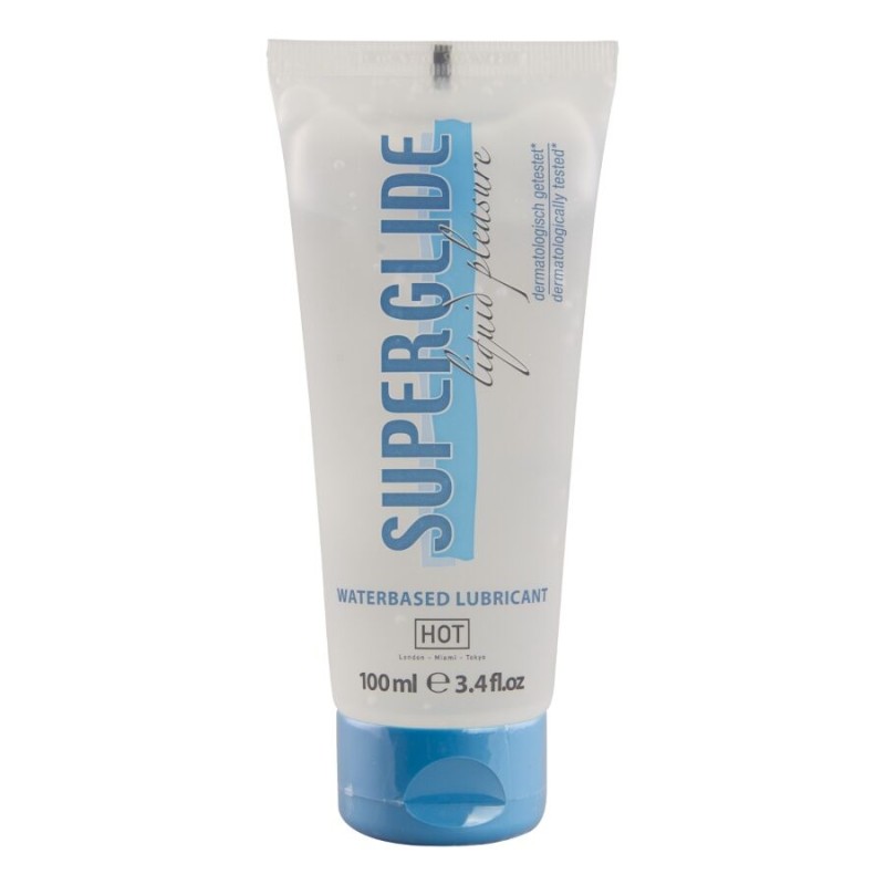 HOT - SUPERGLIDE LUBRIFICANTE À BASE DE ÁGUA 100 ML - D-245255 - Dona Pimenta