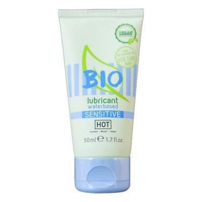 HOT - BIO LUBRIFICANTE À BASE ÁGUA SENSITIV 50 ML - D-245282 - Dona Pimenta